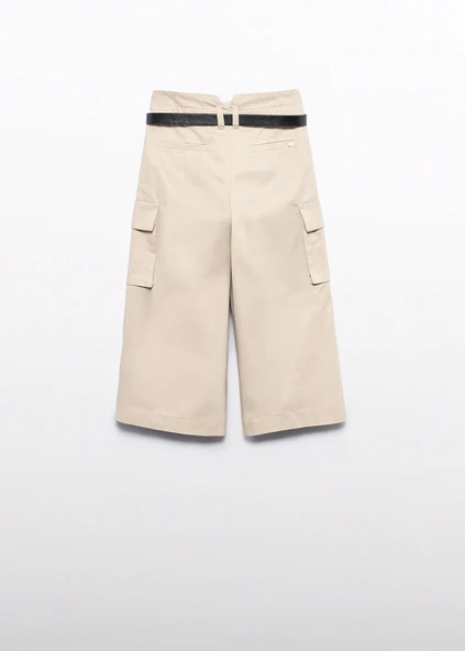 Mayoral Abel&Lula Kız Çocuk Kemerli Geniş Paça Pantolon - Resim 2