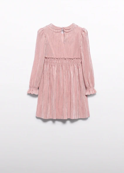 Mayoral Abel&Lula Kız Çocuk Uzun Kol Pileli Şık Elbise - 3