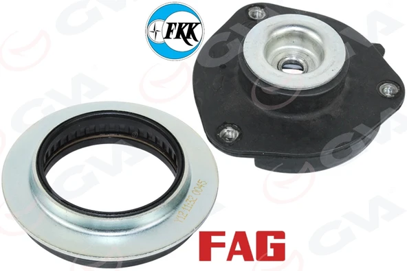 GVA 9375120-1 AMORTİSÖR TAKOZU RULMANLI KİTİ CADDY-GOLF 5-6-JETTA-PASSAT-LEON-A3-SUPERB 04-12 1K0412331C-6N0412249C-1K0412331B ürün görseli 1