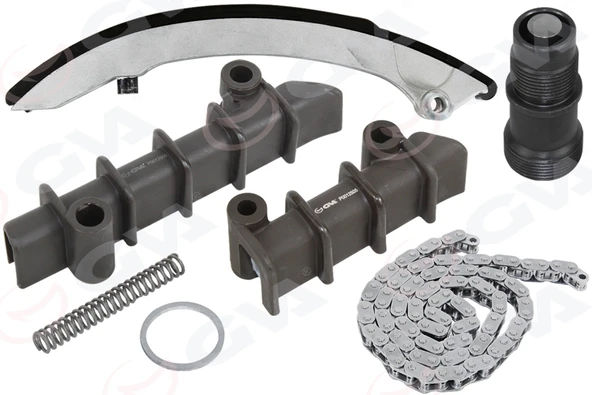 GVA 59C9915 EKSANTRIK ZINCIR SETI MERCEDES M102 E.M. W201 W123 S123 W124 S124 C124 A0039978294-A1020501011-A1020520416 ürün görseli 1