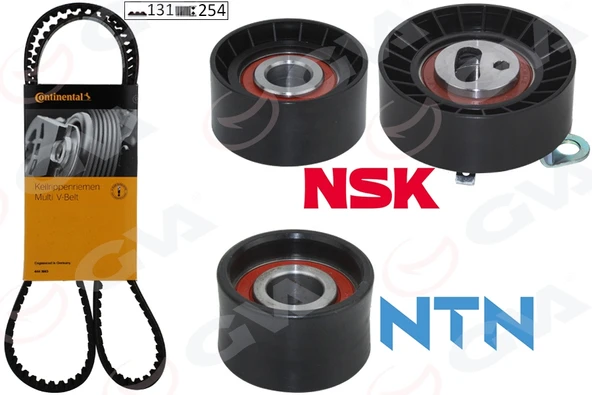 GVA 59T3835 EKSANTRİK GERGİ KİTİ ESCORT V-VI-VII 92>FIESTA III 92-95 -MONDEO 93-96 1.6i 16V-1.8i 2.0 K035360XS CLX ZETEC 1108759-1112530-YS7J6268AB ürün görseli 1