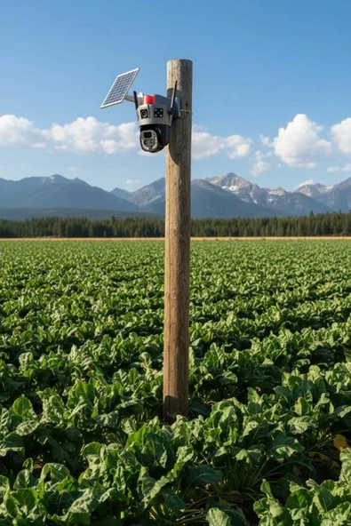 Okam 6020 4G E Sim Özellikli Solar 10X Optik Zoom Kamera - 3