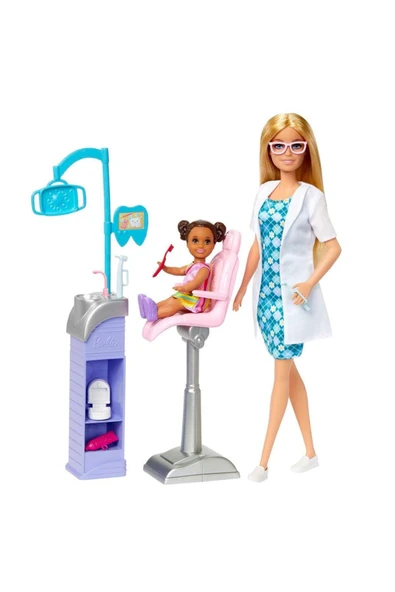 Barbie Diş Doktoru Bebek Ve Oyun Seti Hkt69 - 3