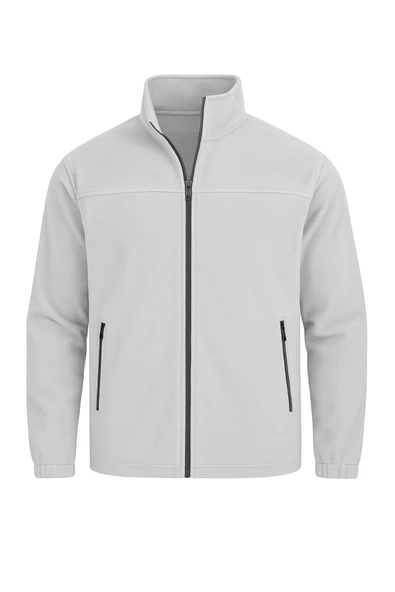 Genıus Store Erkek Polar Bato Yaka Tam Fermuarlı Cepli Polar BATO-POLAR - Resim 12