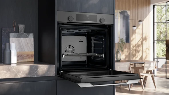 SİEMENS HU736AEN0T iQ300 Buhar Destekli Ankastre Fırın 60 x 60 cm - 5