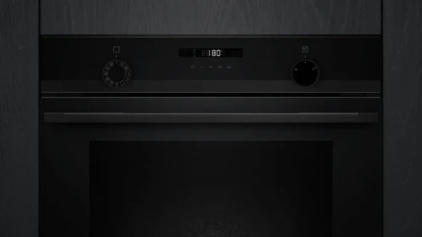 SİEMENS HU736AEA0T iQ300 Buhar Destekli Ankastre Fırın 60 x 60 cm Siyah - 3