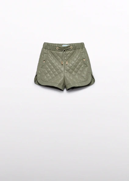 Mayoral Abel&Lula Kız Çocuk Deri Şort - Resim 2