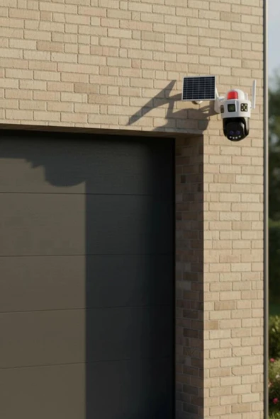 Okam 6010 4G E Sim Özellikli Solar 10X Optik Zoom Kamera - 5