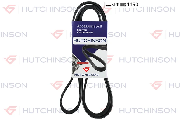 HUTCHINSON 5PK1150 1150 K 5 KANALLI KAYIŞ STILO-PUNTO-MAZDA-ROVER 55191970-9S518620BA ürün görseli