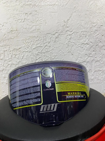 M-910 KASK CAMI SİYAH-ŞEFFAF - Resim 6