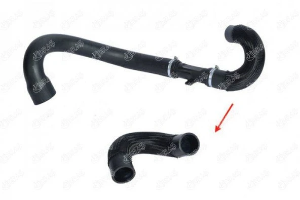 IBRAS 17441 TURBO HORTUMU P307-C4 1.6 HDI PLASTİK BORU HARİÇ KÜÇÜK HORTUM 0382.AZ ürün görseli