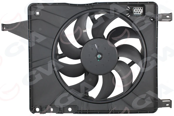 GVA 7599101 RADYATOR FANI KOMPLE NISSAN QASHQAI J10-JJ10 07>13 1.5dCi 2.0 21481JD200-21481JE30A-21483JE20A ürün görseli