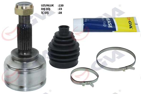 GVA 4414170K AKS KAFASI DIŞ ÖN CLIO III HB 1.2 16V 05-12 23x28x49 138mm 8200684084-8200482429-8200378880 ürün görseli 1