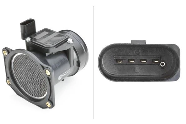 HELLA 8ET009142261 HAVA DEBİMETRESİ GOLF4-BORA-PASSAT-CLASSİC-TOLEDO-A3 AFT-AKL-AEH 1.6 06A906461B-06A906461BV-06A906461BV-06A906461BV-06A906461BX-06A906461BX-06A906461BX-6A906461BV-6A9064 06A906461B ürün görseli 1