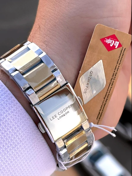 Lee Cooper 2 Yıl Garantili Suya Dayanıklı Çelik Kordon Renk Atma Yapmaz VS.BLKT.0622 - Resim 5