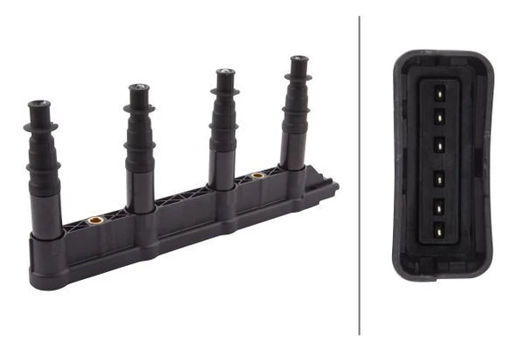 HELLA 5DA358000311 ATEŞLEME BOBİNİ C2 1.4 16V 06 > C3 1.4 03 > C4 1.4 16V 03 >11 P207 1.4 06-13 P206 1.4 P307 1.4 9651710680 1104091-5970.85-597085-9651710680 ürün görseli 1