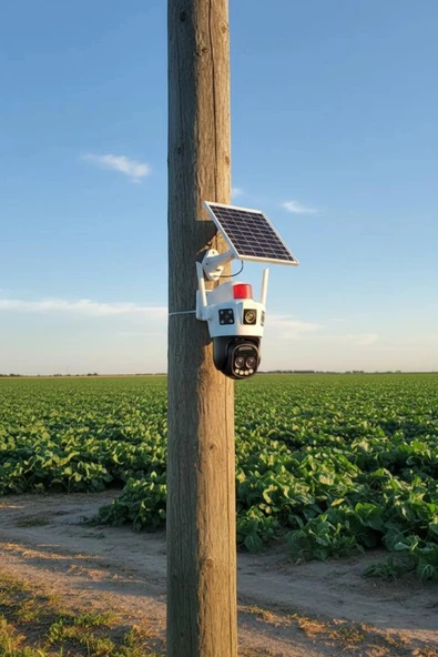 Okam 6010 4G E Sim Özellikli Solar 10X Optik Zoom Kamera - 2
