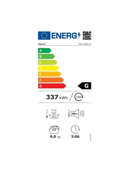 Hoover HLE C9LG-17 9 kg NFC Bağlantılı Kurutma Makinesi - 3