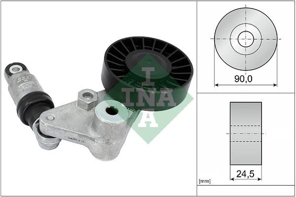 INA 534003310 ALTERNATÖR GERGİ RULMANI KÜTÜKLÜ ASTRA F-G 2.0DTI-VECRTA B-C2.0DTI-2.2DCI-ZAFIRA-SIGNUM-OMEGA B 1340545-1340530-1340548-90502421 ürün görseli 1