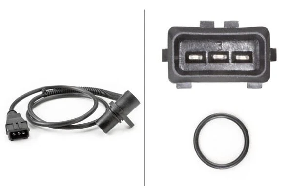 HELLA 6PU009163831 KRANK DEVIR SENSORU X20XEV VECTRA B 96>02 ASTRA F 94>98 OMEGA B 94>00 1.8-2.0 X20XEV-X18XE 1238228-9174621-90506103 ürün görseli 1