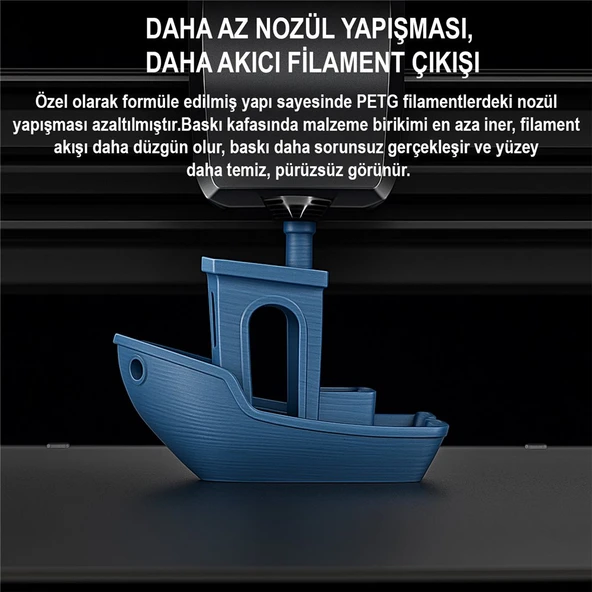 Creality Petg-Cf Alacakaranlık Mavisi 1.75mm 1Kg Karbon Fiber Filament - Resim 5