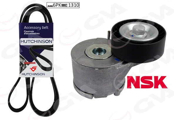 GVA 59A2916 ALTERNATÖR GERGİ KİTİ KÜTÜKLÜ DOBLO-DOBLO CARGO PALIO-ALBEA-PUNTO-500 1.3JTD-MTJ AC K016PK1310 46820063-51821652-46819146-1598372 ürün görseli 1