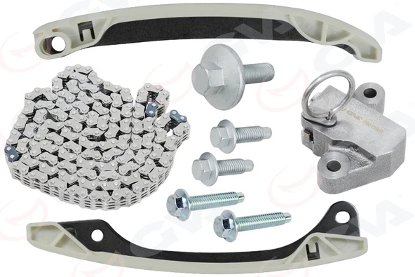 GVA 59C1401 EKSANTRİK ZİNCİR SETİ CLIO V 19>CAPTUR II 20> TALIANT 21> NISSAN JUKE 19> F16 1.0 TCE H4D 9 PARÇA 130C17039R ürün görseli