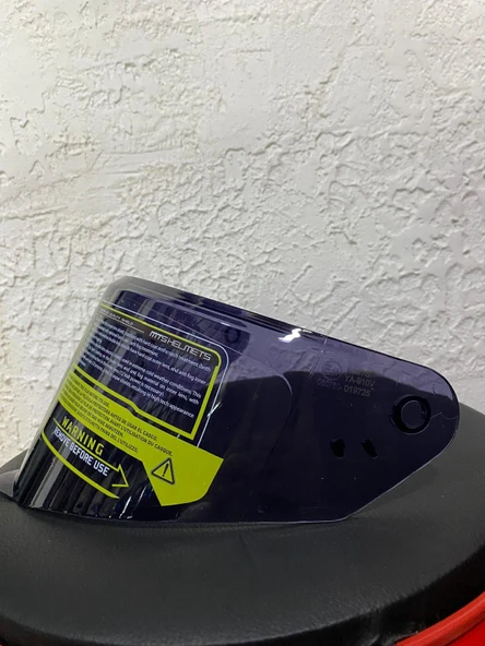 M-910 KASK CAMI SİYAH-ŞEFFAF - Resim 7