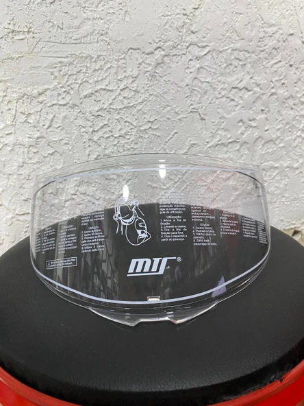 M-801 KASK VİZÖR (YEDEK) Şeffaf-Siyah-Gold - 3