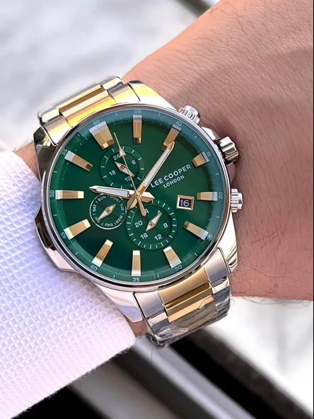 Lee Cooper 2 Yıl Garantili Suya Dayanıklı Çelik Kordon Renk Atma Yapmaz VS.BLKT.0622 - Resim 3