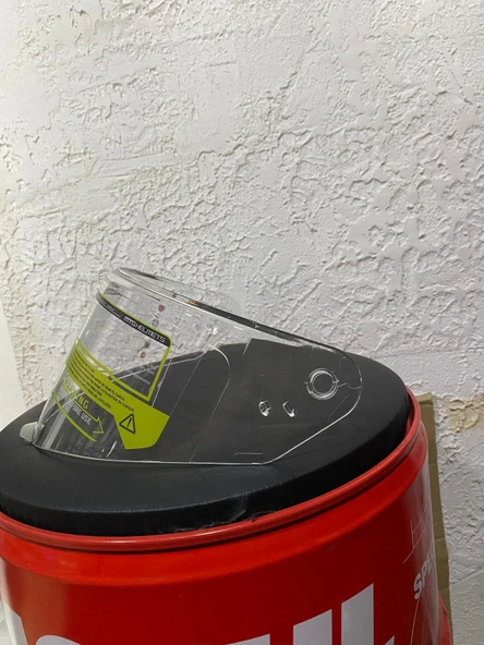 M-910 KASK CAMI SİYAH-ŞEFFAF - Resim 3