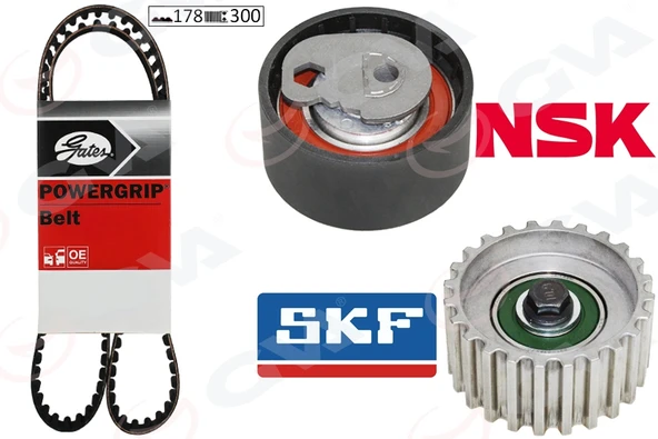 GVA 59T2917G EKSANTRİK GERGİ KİTİ 178x300 DUCATO 2.3D- JTD 06 > DAILY II-III 02 > F1AE0481C GATES KAYIŞ 71736716 ürün görseli 1