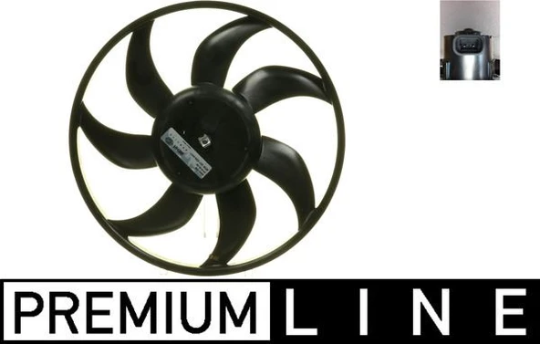 MAHLE CFF120000P FAN MOTORU OPEL CORSA D 06> GRANDE PUNTO 06> 1.0-1.2-1.4 XE-XEP 130W-390mm KLİMASIZ ARAÇLAR 13263551-55702186-55700341-1341393 ürün görseli 1