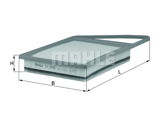 MAHLE LX2995 HAVA FİLTRESİ SÜNGERLİ PARTNER-BERLINGO 10>P206-P207-P308 07> C3-C4-C5 10> 1.6HDI 1444.TV ürün görseli 1