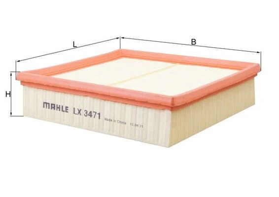 MAHLE LX3471 HAVA FILTRESI MERCEDES OM651 W176 W246 C117 X117 X156 A6510940204 ürün görseli 1