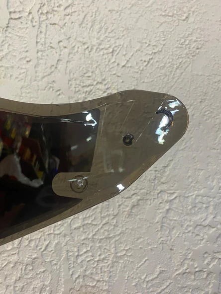 SCOYCO FF-871 KASK CAMI SİYAH-ŞEFFAF-PARLAK SİYAH(GÜMÜŞ) ürün görseli 1