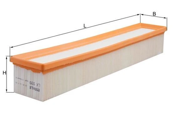 MAHLE LX939 HAVA FILTRESI MERCEDES M111 W203 CL203 S203 A1110940204 ürün görseli 1