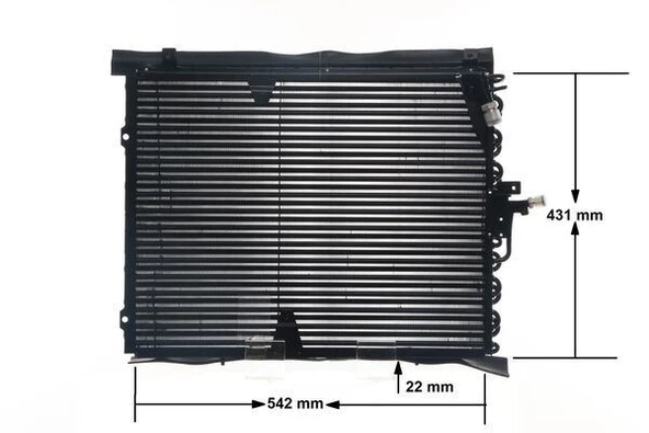 MAHLE AC133000S KLIMA RADYATORU MERCEDES W124 S124 C124 A1248301070 ürün görseli