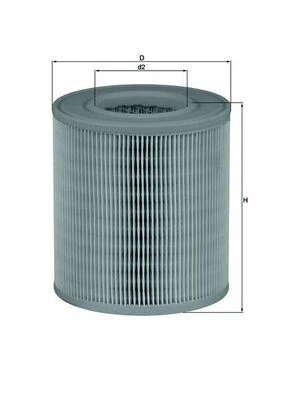 MAHLE LX1253 HAVA FİLTRESİ AUDI A6 2.0 TFSI-TDI 04-11 4F0133843A ürün görseli 1