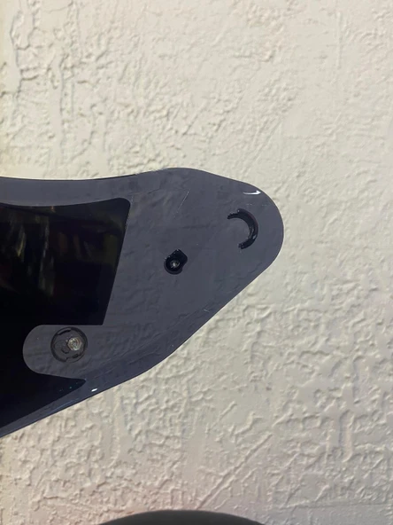 SCOYCO FF-871 KASK CAMI SİYAH-ŞEFFAF-PARLAK SİYAH(GÜMÜŞ) - Resim 9