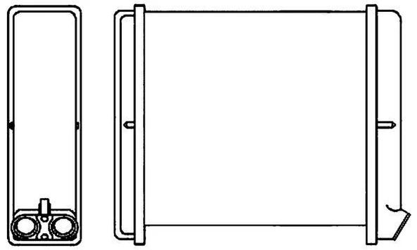 MAHLE AH170000S KALORİFER RADYATÖRÜ ASTRA F-CALIBRA A-VECTRA A 178x176x42 90399229-1843105-1843106 ürün görseli 1