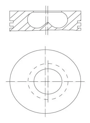 MAHLE 081PI00123002 PISTON SEGMAN 84.50mm BMW B37 B47 F10 F20 F30 F40 G20 G30 G22 F32 F34 F36 G32 G11 F48 F15 MINI F54 F55 F56 F57 F60 11258519401 ürün görseli 1