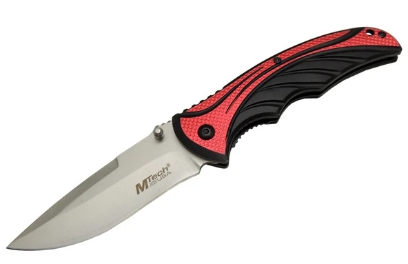 Handsome 455 Kırmızı Kamp Çakı 21cm - Yarı Otomatik ürün görseli 1