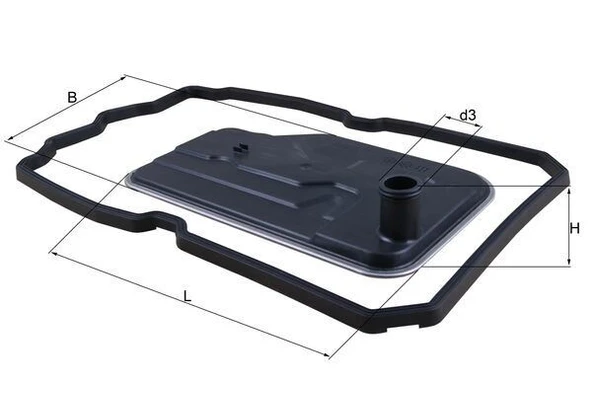 MAHLE HX124D OTOMATIK SANZIMAN YAGI FILTRE SETI MERCEDES W203 W204 W205 W212 C207 W221 A2212770200-A2202710380 ürün görseli 1