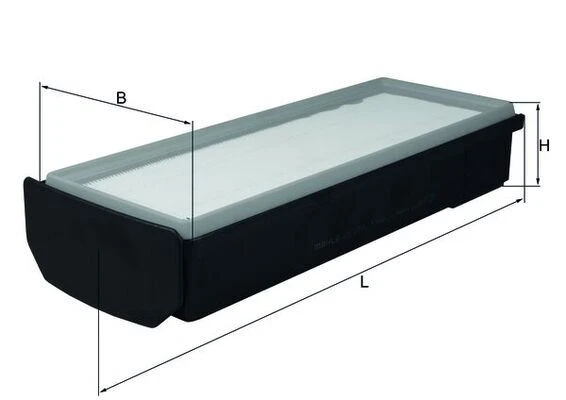 MAHLE LX2796.1 HAVA FILTRESI BMW N57 F10 F30 F32 F34 F36 F01 F25 F26 E70 E71 F15 F16 13718518111 ürün görseli 1