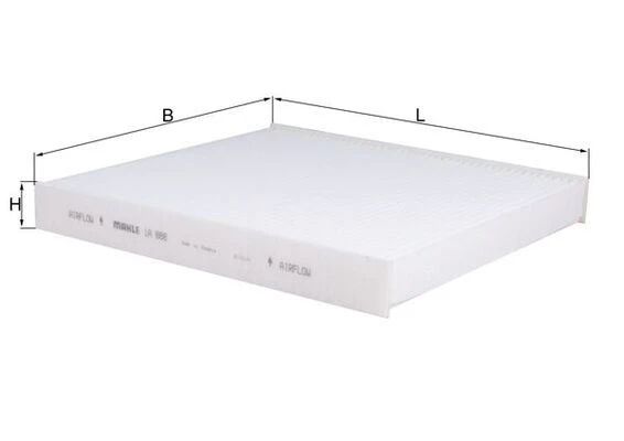 MAHLE LA888 POLEN FİLTRESİ GOLF VII 2014 SKODA OCTAVIA 1.4 TSI. 1.6 TDI. 2013 5Q0819644-5Q0819644A ürün görseli 1