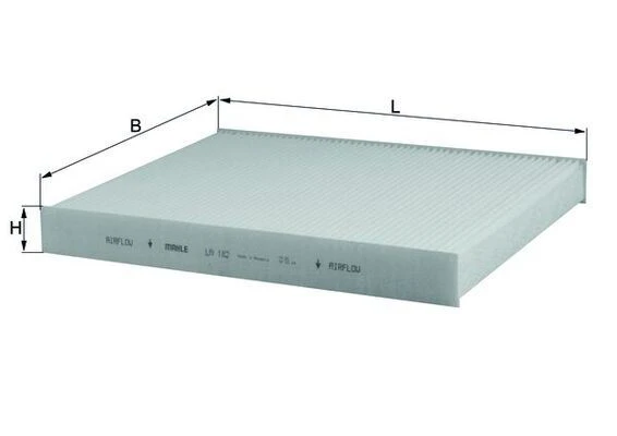 MAHLE LA182 POLEN FİLTRESİ TRANSPORTER T5 09 > MULTIVAN V 04 > TOUAREG 04-10 Q7 10 > AMAROK 10 > PORSCHE CAYEN 7H0819631-7H0819631A ürün görseli 1