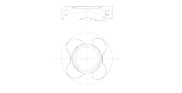 MAHLE 081PI00102000 PISTON SEGMAN 84mm STD BMW M57 N2 E53 E60 E90 E65 E83 E70 E71 E72 11257792745-11257792746 ürün görseli 1