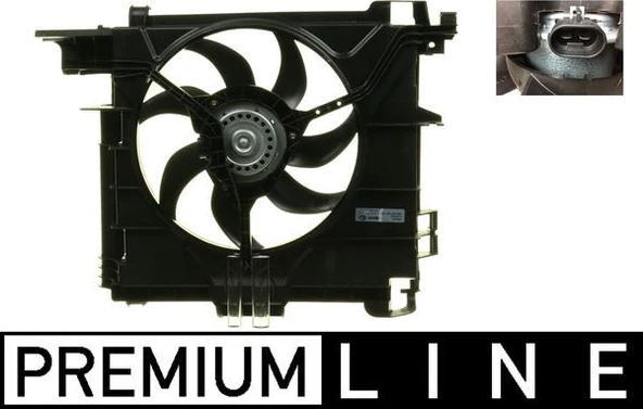 MAHLE CFF211000P RADYATOR FANI KOMPLE SMART FORTWO Coupe 451 07> FORTWO Cabrio 451 07> A0002009323 ürün görseli