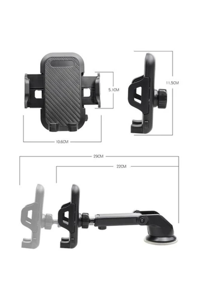 010 Çok Amaçlı Magnetic Araç Içi Telefon Tutucu - 2